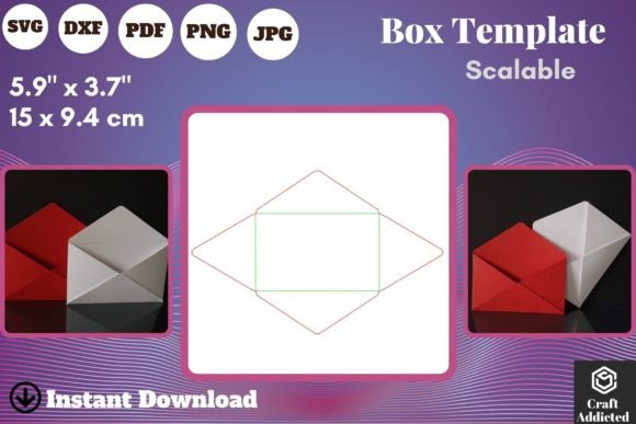 3D SVG Envelope Template: Shapes for Branding
