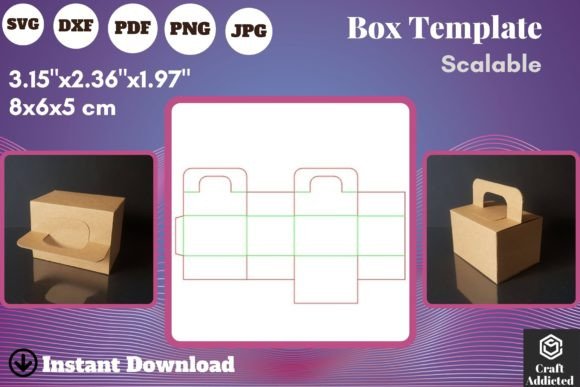 3D SVG Shapes: Gift Box Template Review