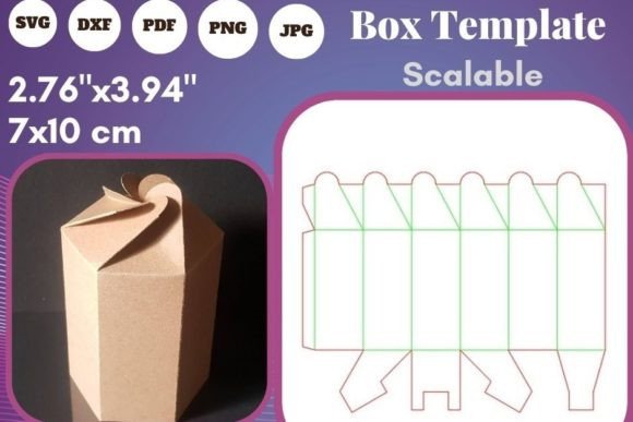 3D SVG Shapes Review: Gift Box Hexagonal Asset