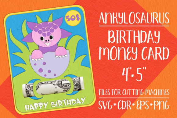 Ankylosaurus Birthday Card Money Holder Review