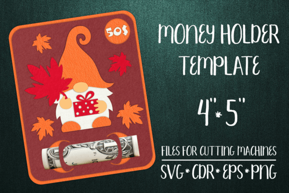 Autumn Gnome 3D SVG Shapes Template Review