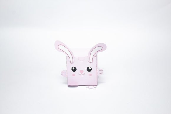 Bunny Kids Favor Box: 3D SVG Entertainment Craft