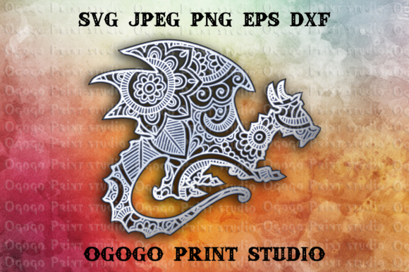 Dragon 3D SVG: Editorial Shapes for Web