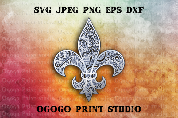 Fleur De Lis 3D SVG: Elegant Shapes for Local Branding