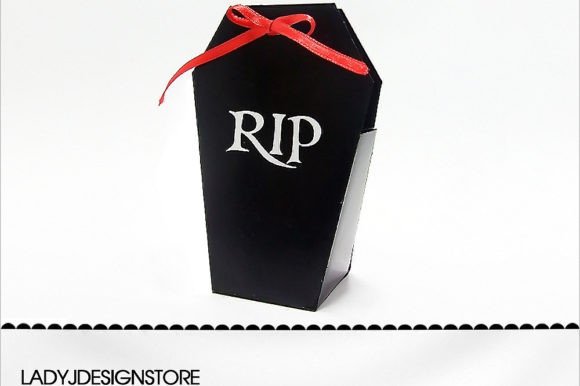Halloween Coffin Shaped Treat Box: 3D SVG Shapes Review