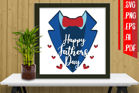 Happy Fathers Day Layered Papercut 7 SVG Review