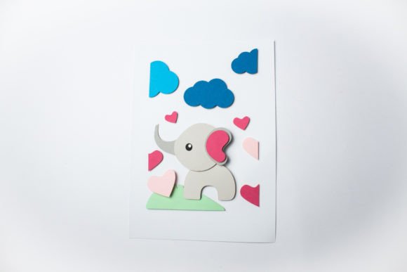 Layered Card for Kids - Elephant: An Embroidery Review