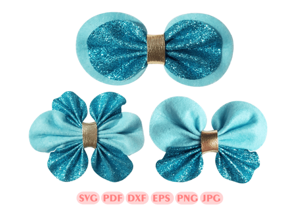 Pinch Hairbow 3D SVG: Shapes for Branding