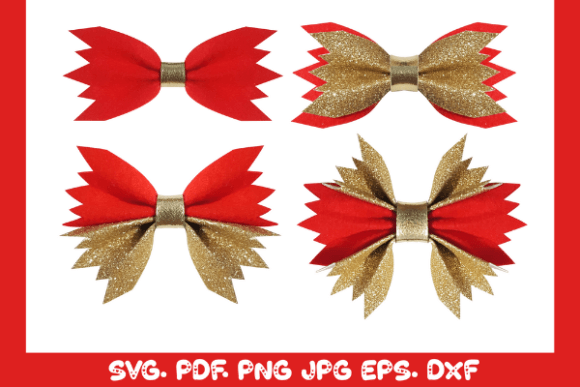Pinch Hairbow 3D SVG: Shapes for Client Projects