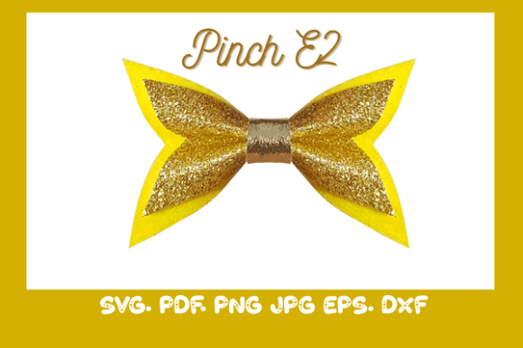 Pinch Hairbow 3D SVG: Shapes for Commercial Design