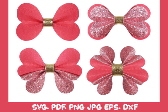 Pinch Hairbow 3D SVG: Shapes for Editorial Design