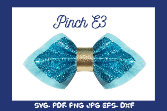 Pinch Hairbow 3D SVG Shapes Template Review