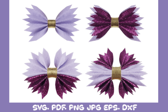 Pinch Hairbow Template SVG: 3D SVG Shapes Review