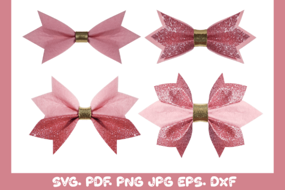Pinch Hairbow Template SVG, PDF PB7: 3D SVG Shapes Review