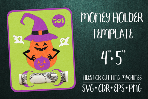 Pumpkin Halloween Card Money Holder: 3D SVG Shapes Review