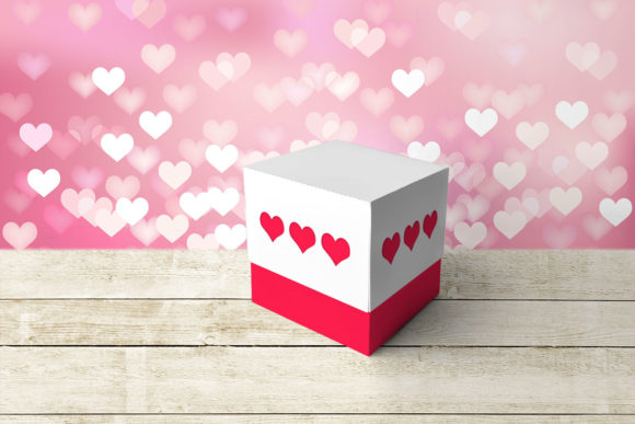 Triple Heart Cube Box 3D SVG Shapes Review
